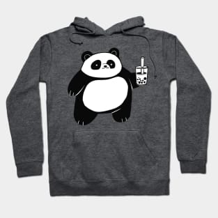 Panda with Bubble Milk Tea Hoodie